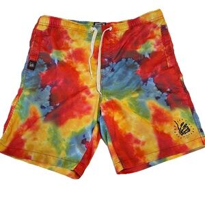 Mac Miller x Neff Swim Shorts Trunk Board shorts Medium Tie Dye Rare
